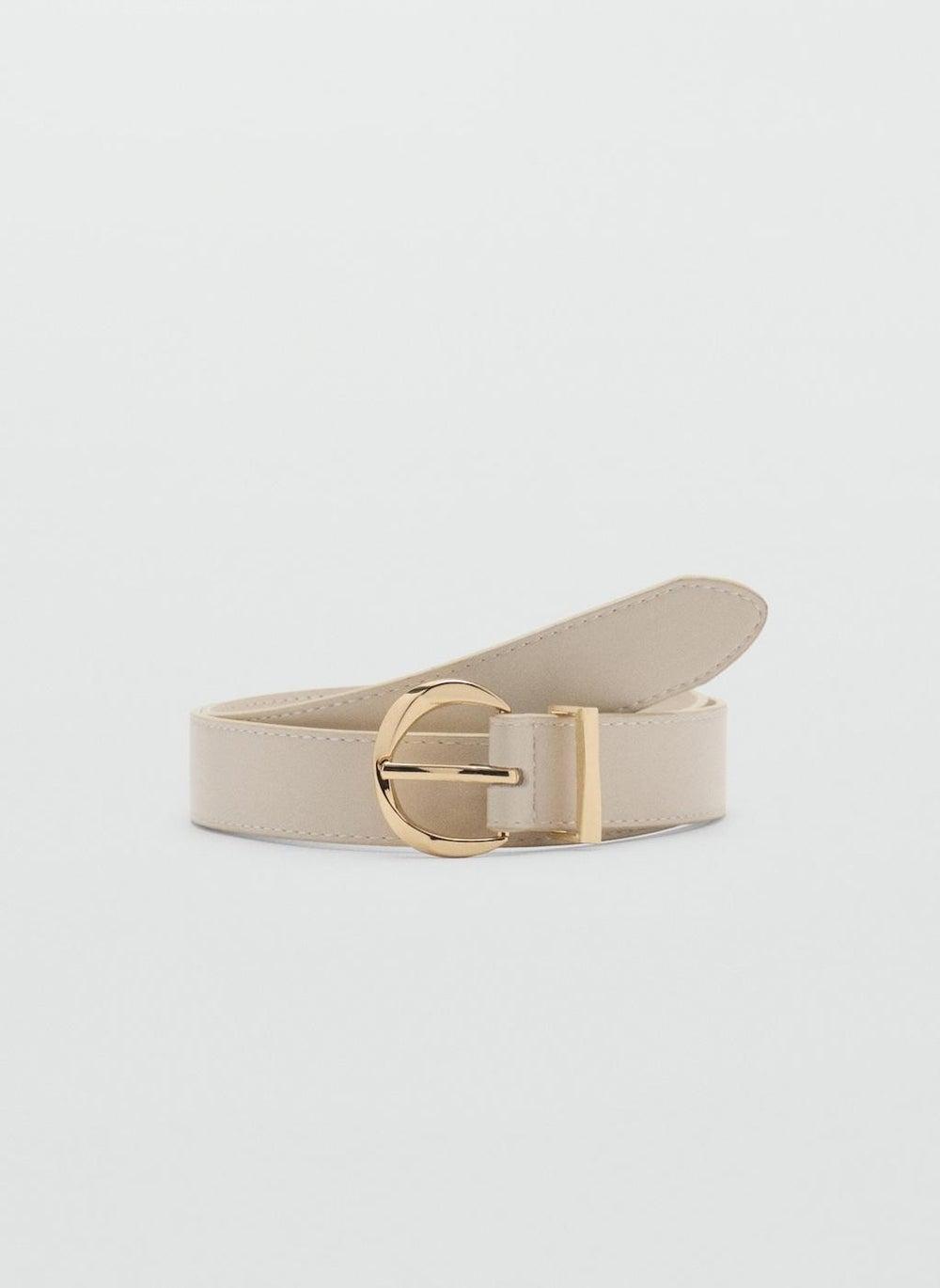 MANGO Chic Oval Buckle Women's Belt - A Timeless Accessory - Image 1