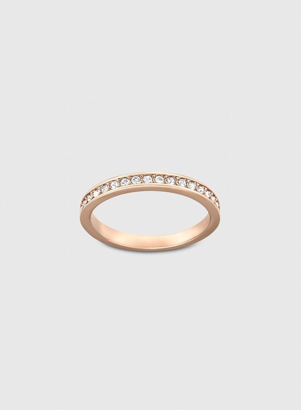 SWAROVSKI Rare Small Band Ring in Rose-Gold for Women - Image 1