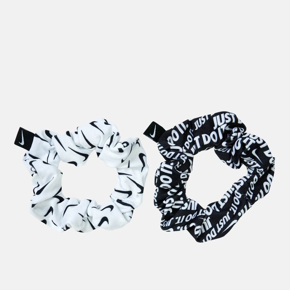 Nike Women's 2.0 Chic Gathered Hair Ties - 2 Pack - Image 1