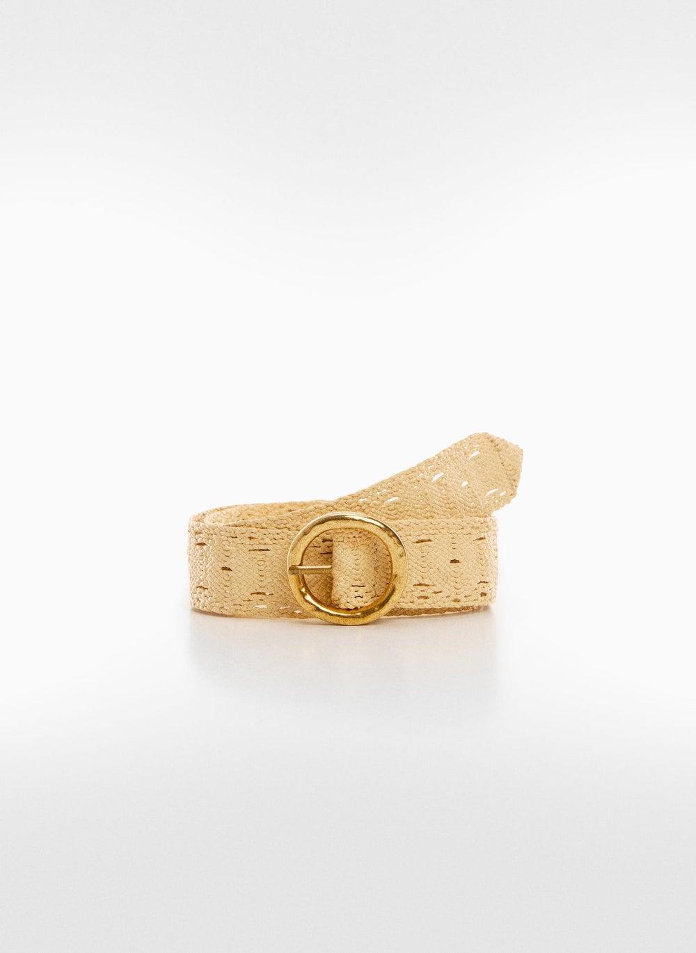 MANGO Martina Women's Buckle Belt: Elegant Everyday Accessory - Image 1