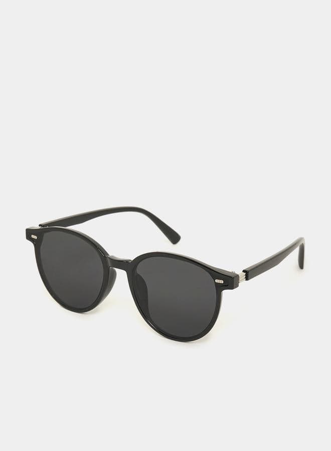 Styli Chic Solid Round Women's Sunglasses - Image 1