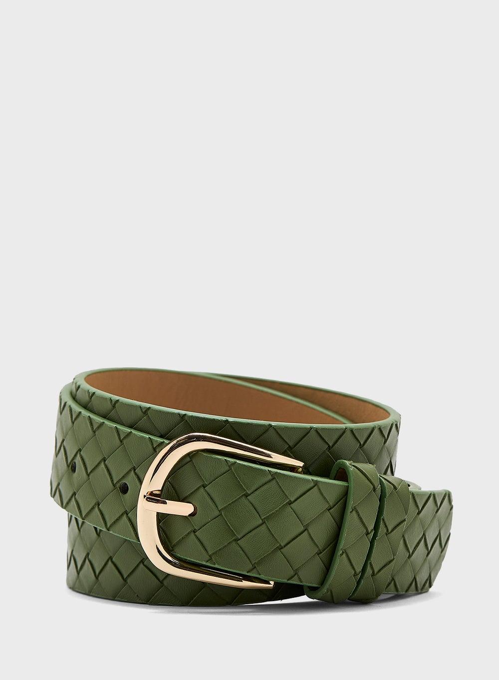 Ginger Weave Textured Elegance Belt for Women - Image 1