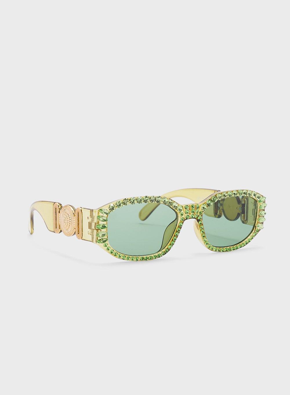 ELLA Jewelled Oval Sunglasses - Style & Protection - Image 1