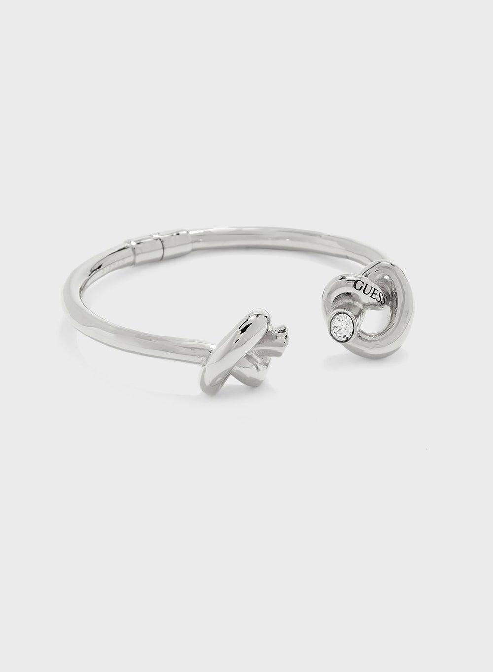 GUESS Double Knot Gemstone-Encrusted Bangle - Image 1