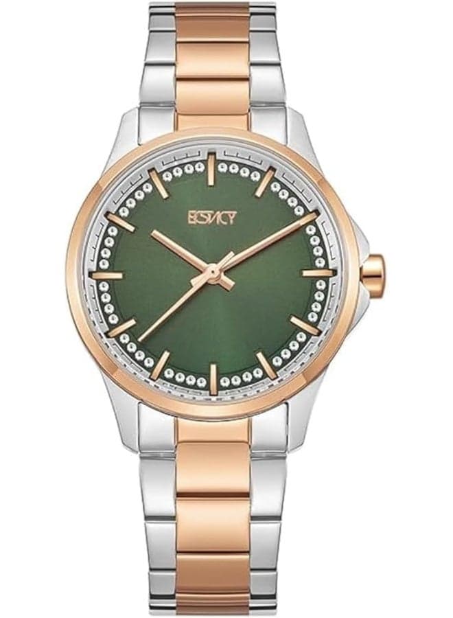 ECSTACY E23516-KBKH Elegant Two-Tone Women's Watch - 34mm - Image 1