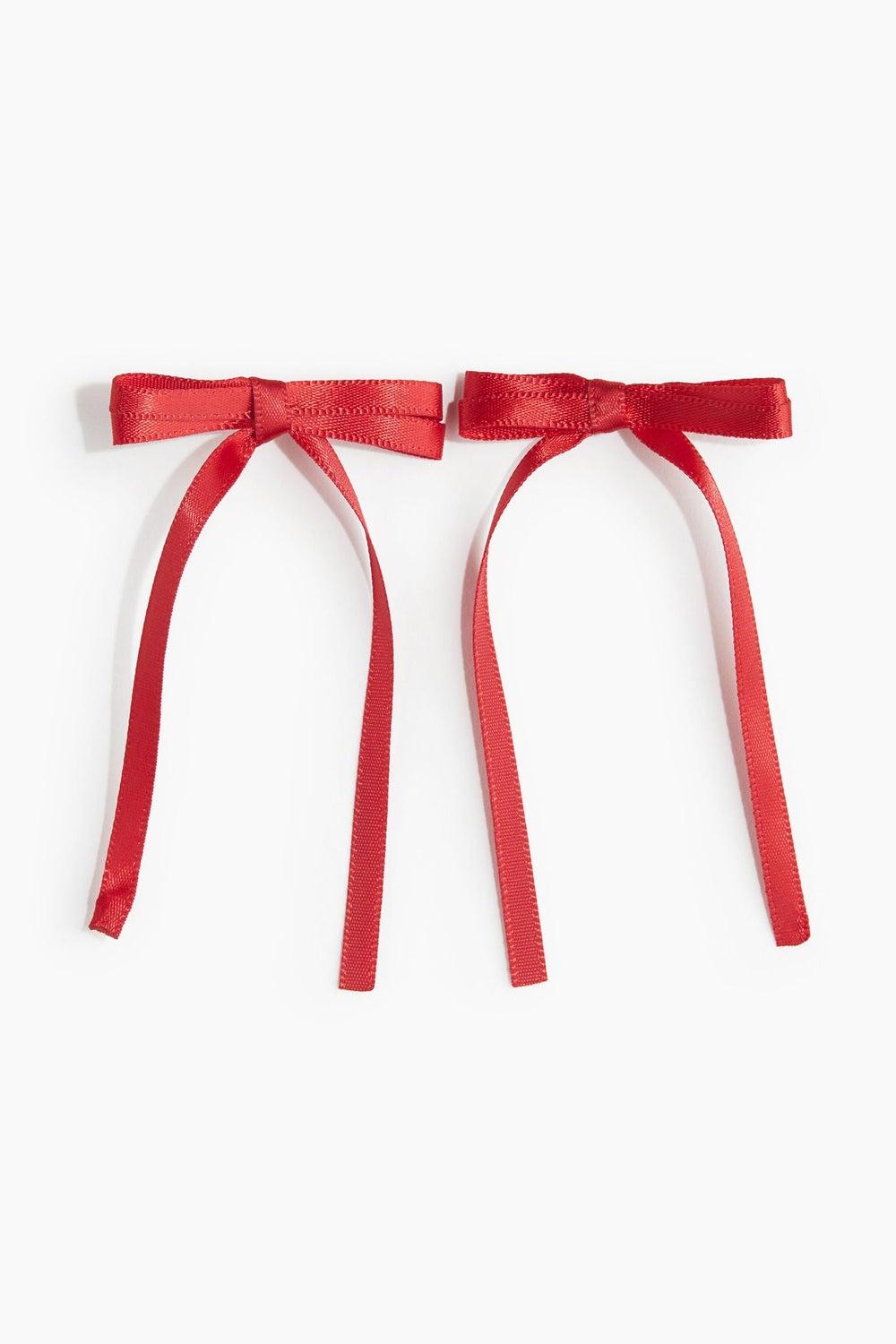 H&M Elegant Bow-Decorated Stud Earrings - Image 1