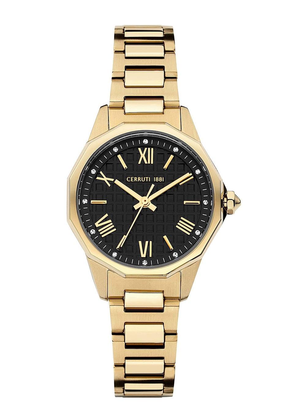 CERRUTI 1881 Jesina Gold-Plated 38mm Women's Watch CIWLG2206001 - Image 1