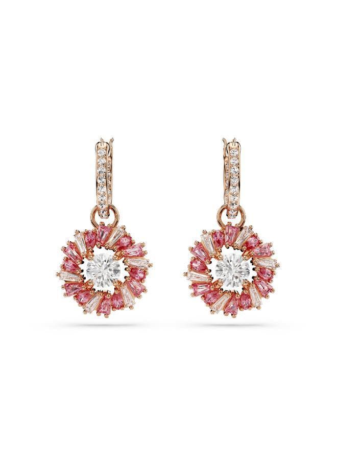 SWAROVSKI Idyllia E Florere Rose Gold-Tone Crystal Earrings - Image 1