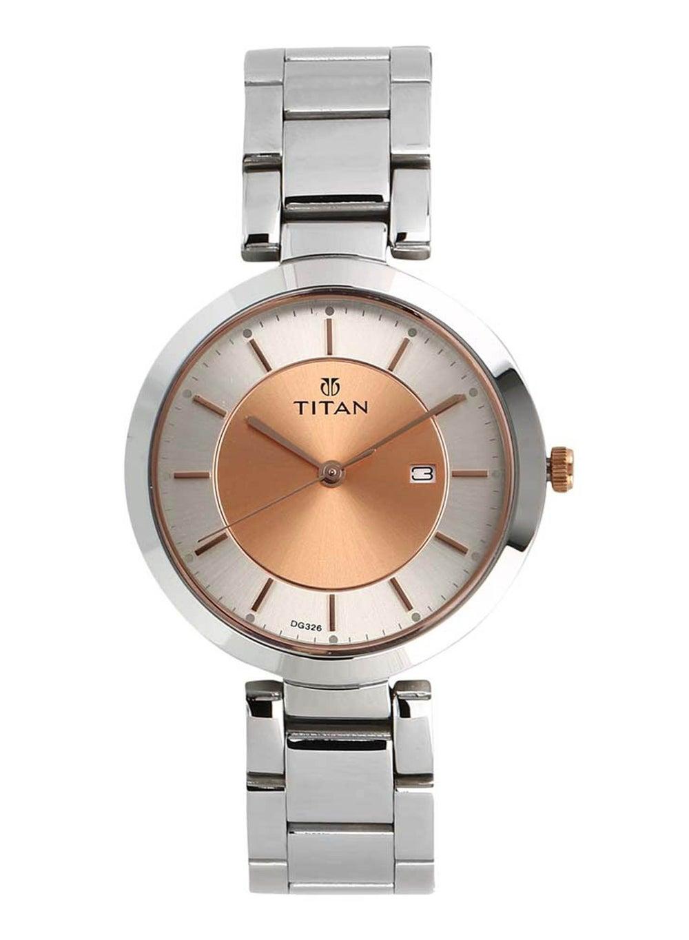 TITAN Neo Workwear Elegance in Rose Gold for Women - Image 1