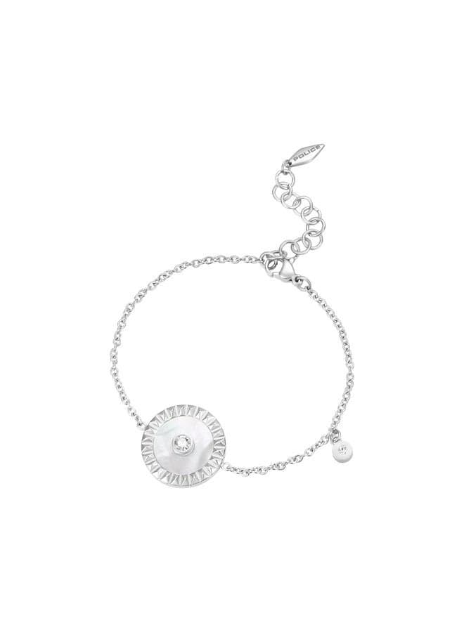 POLICE Silver Fulgurant Bracelet PEJLB0001805 with Mother of Pearl - Image 1