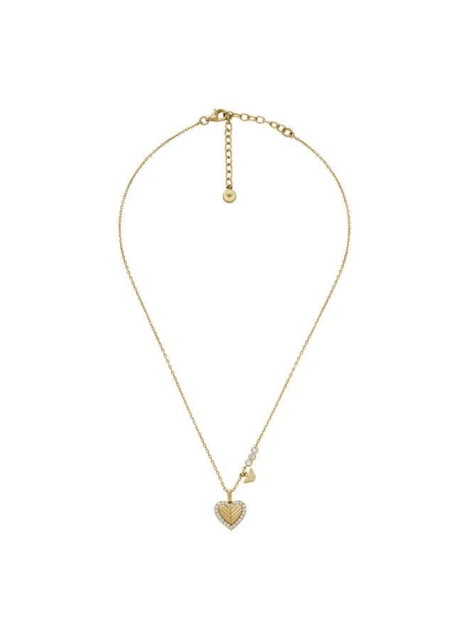 EMPORIO ARMANI Eg3622710 Elegant Heart Pendant Necklace - Image 1