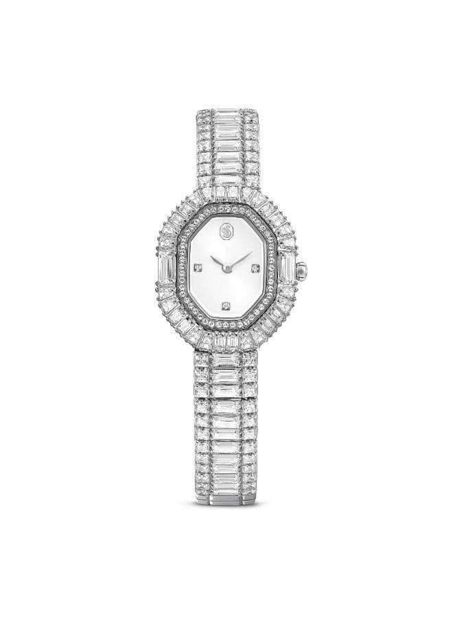 SWAROVSKI Matrix Octagon Women's Silver-Tone Analog Watch - Image 1