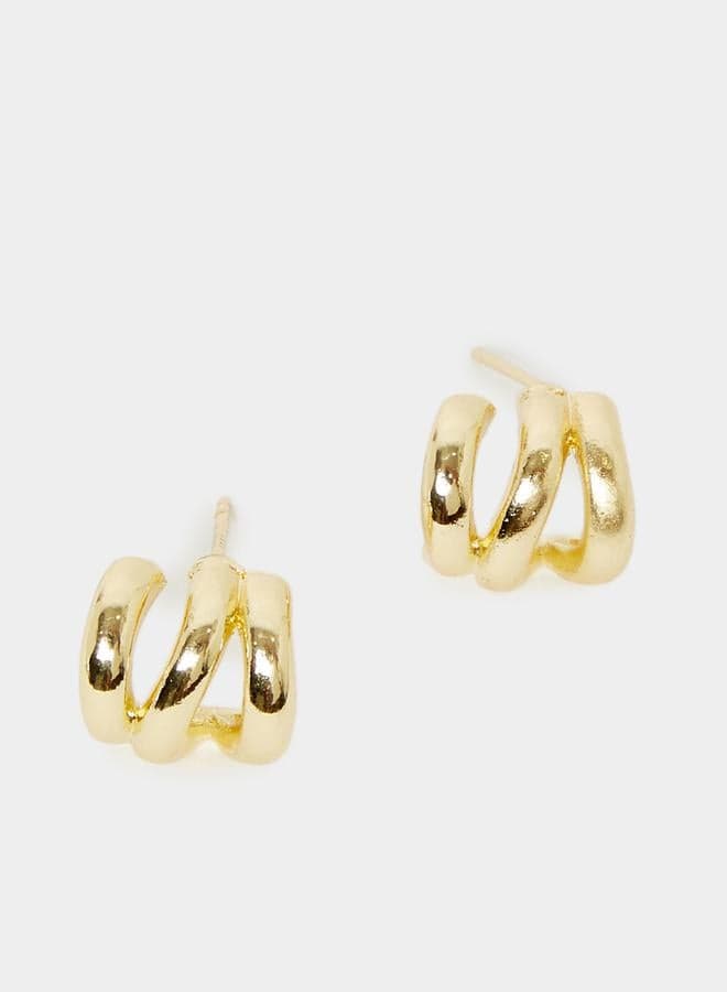 Styli Elegant Stud Earrings for Women: Simple Chic - Image 1