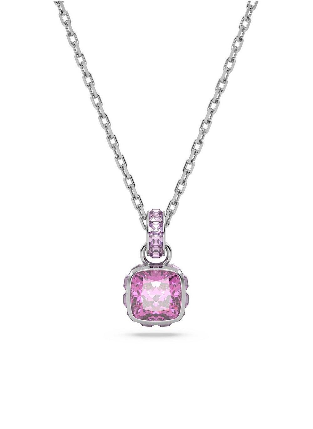 SWAROVSKI February Amethyst Elegance Pendant Necklace - Image 1