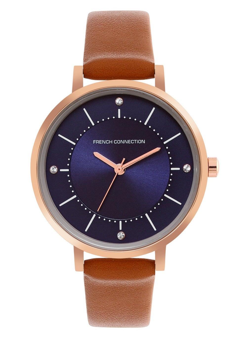 French Connection FCN00010E Women's Elegant Leather Watch - Image 1