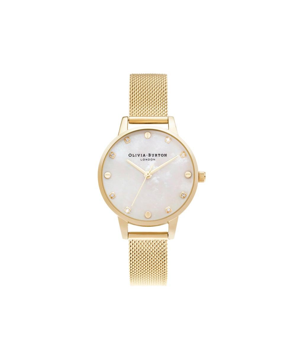 OLIVIA BURTON Classics Mesh Strap Elegance Watch OB16MOP07 - Image 1