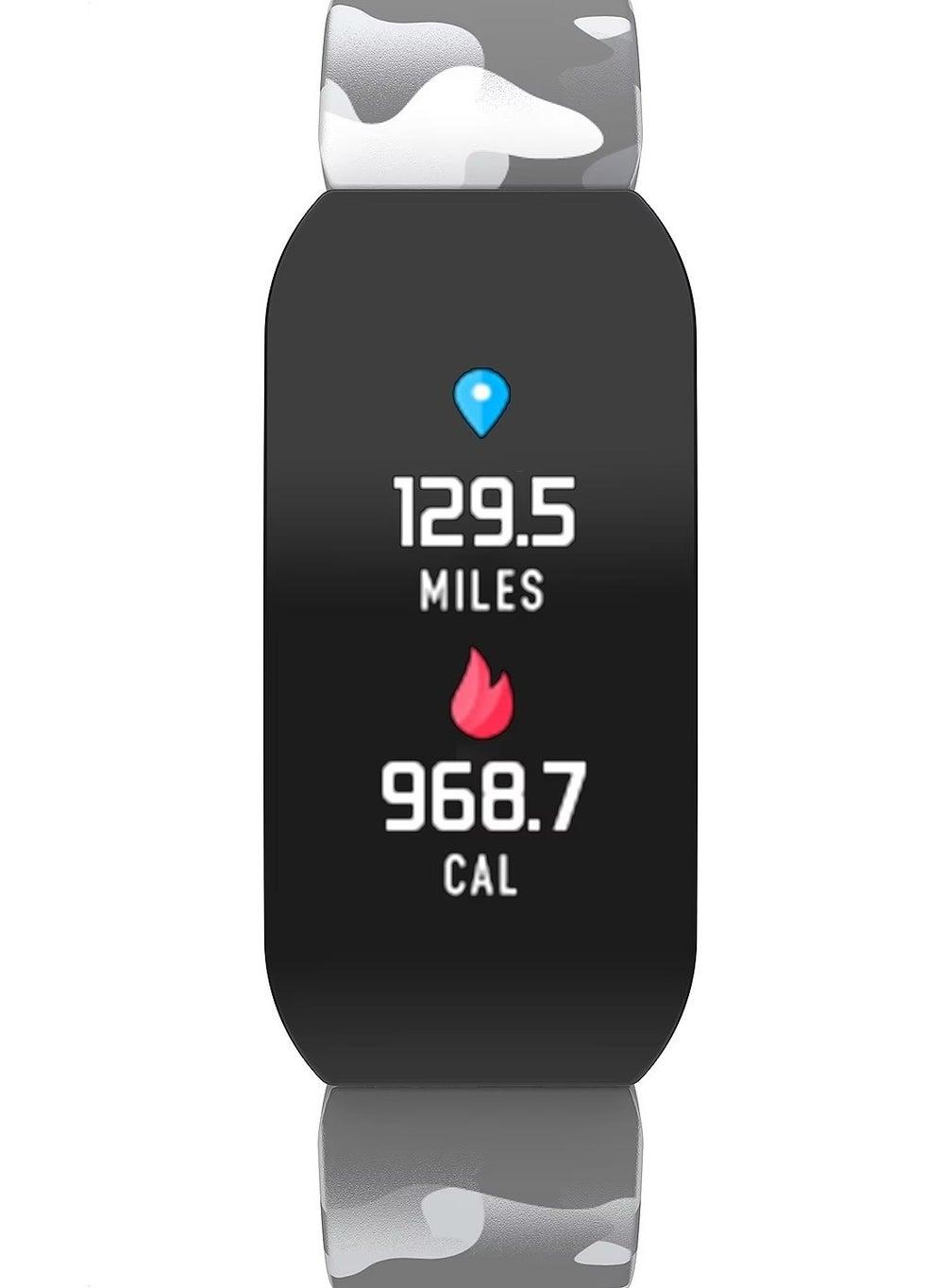 iTouch Unisex 500227B-G57 Interactive Camo Activity Tracker - Image 1