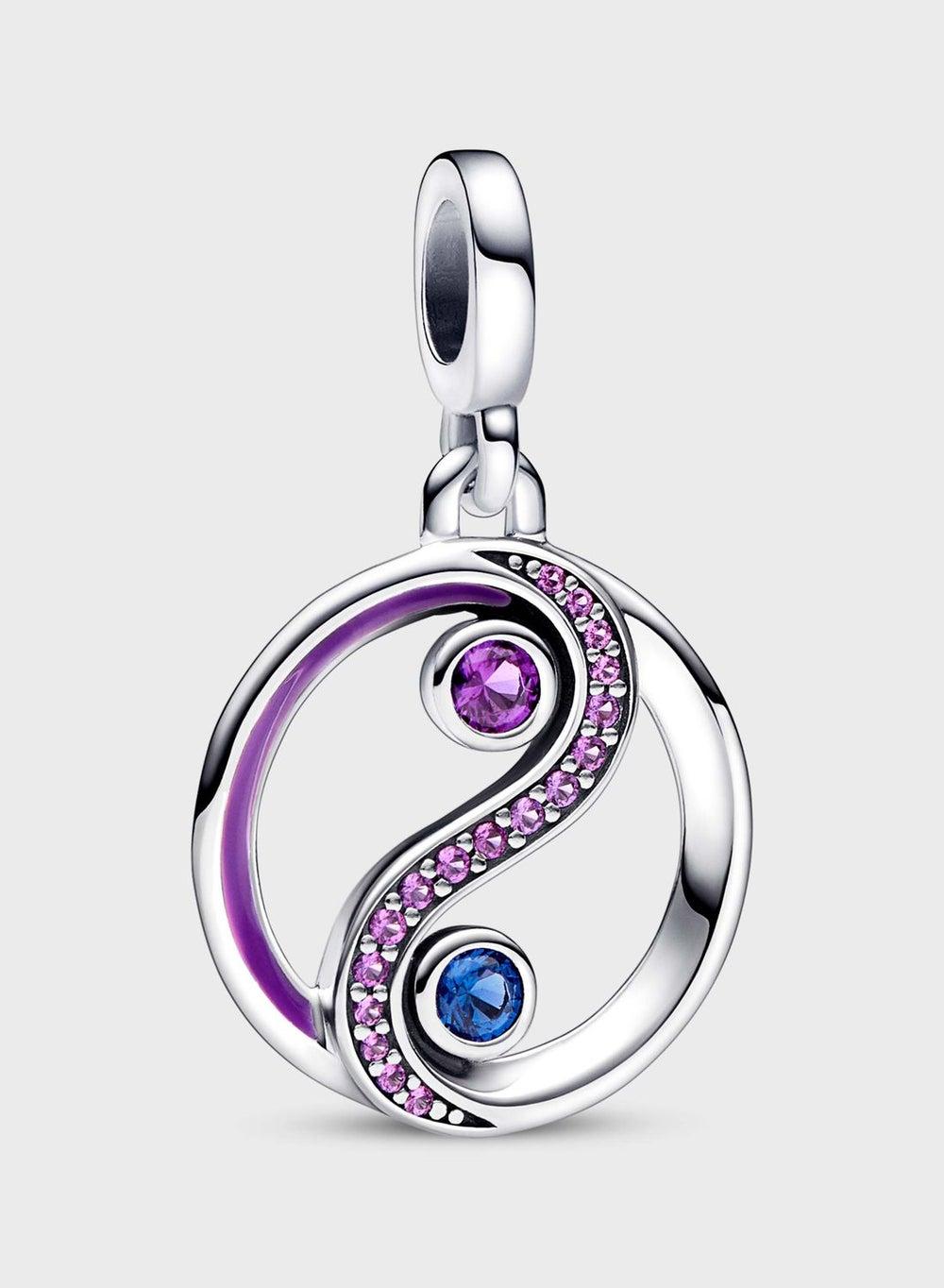 PANDORA Me Yin & Yang Balance Medallion - Enamel & Crystals - Image 1