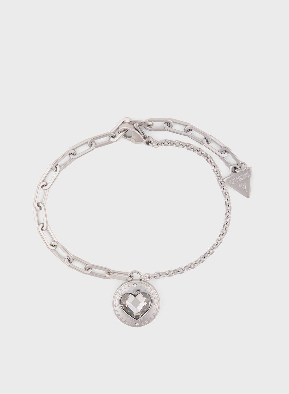 GUESS Rolling Hearts Chain Bracelet - Elegance Wrapped in Metal - Image 1