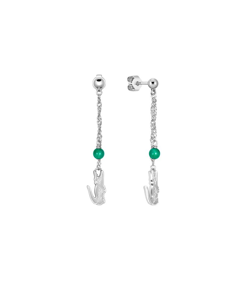 LACOSTE Deva Drop Earrings - Elegant Signature Style - Image 1