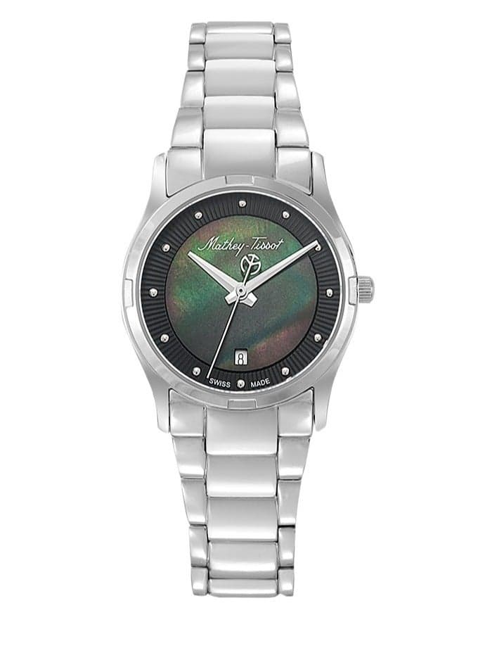 Mathey-Tissot Elisa Black Pearl Dial Ladies Watch D2111AN - Image 1
