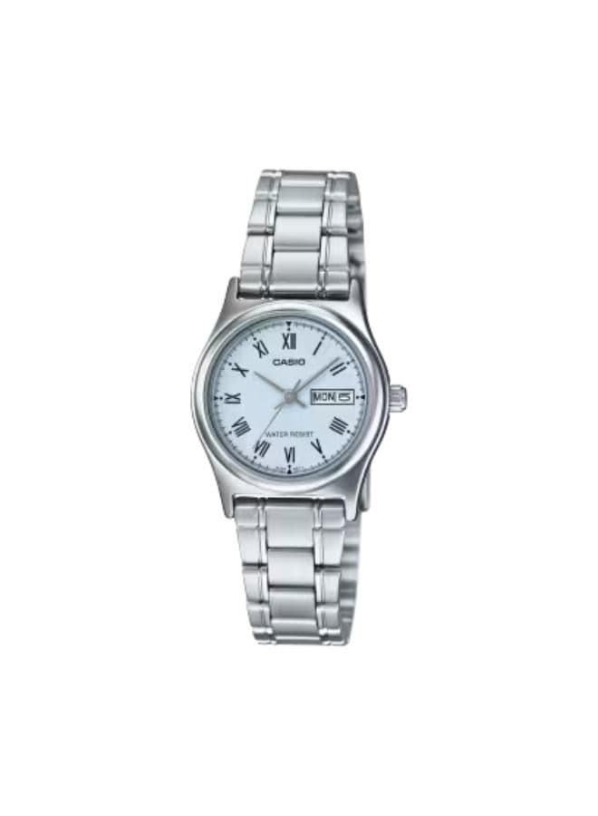 Casio LTP-V006D-2B Elegant Stainless Steel Women's Watch - 25mm - Image 1