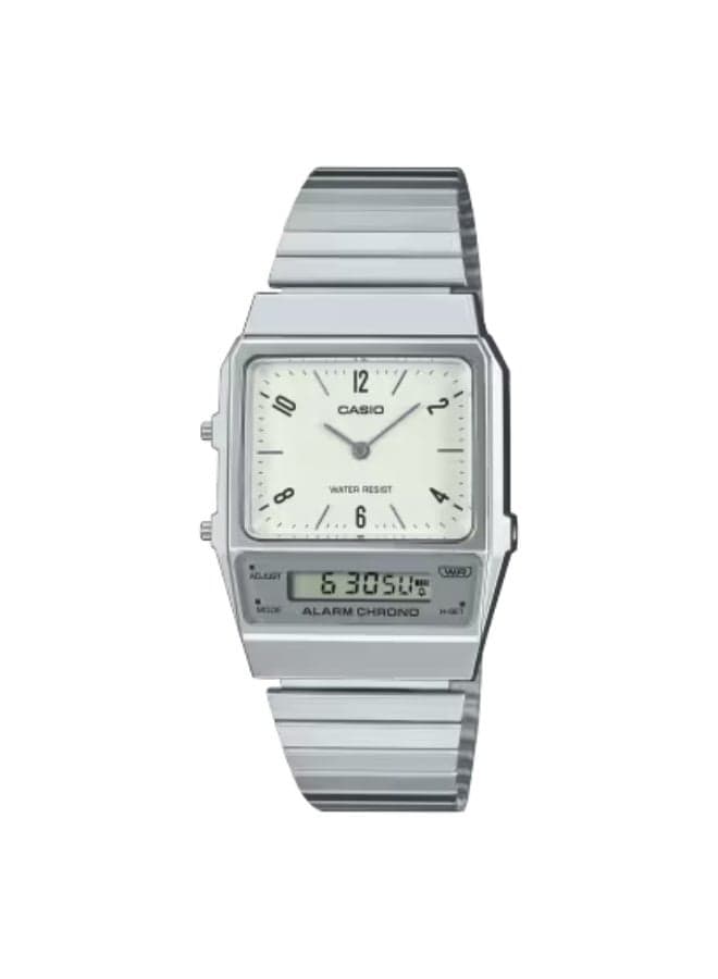 Casio AQ-800E-7A2DF Silver Analog-Digital Unisex Watch - Image 1