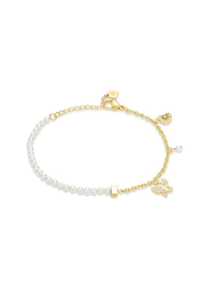 CERRUTI 1881 Alessia Gold & Pearl Crystal Bracelet - Image 1