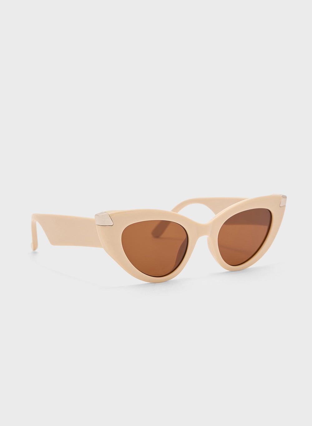 ELLA Chic Cat Eye Sunglasses with Broad Arms - Image 1