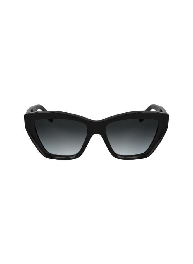 Karl Lagerfeld Cat Eye Women’s Sunglasses with Logo - Image 1