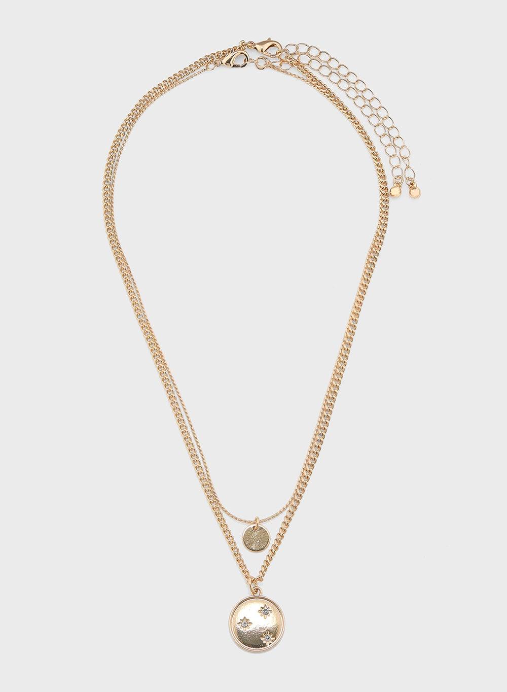Celestial Star Necklace Twin Set in Ginger for Women - Image 1