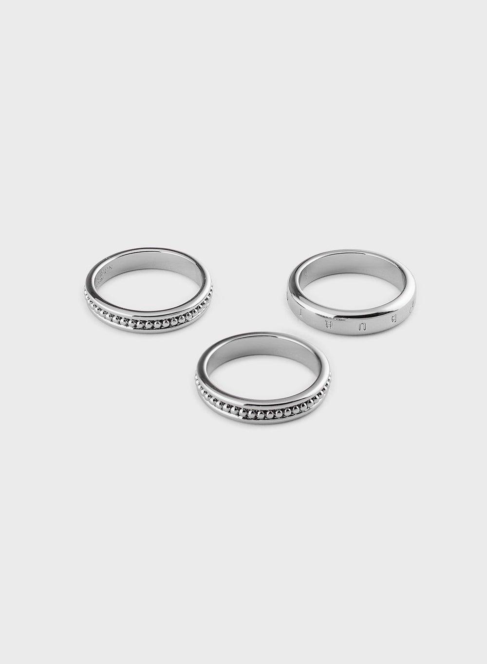 OLIVIA BURTON Elegant Ionic Plated Ladies' Ring Set - Image 1