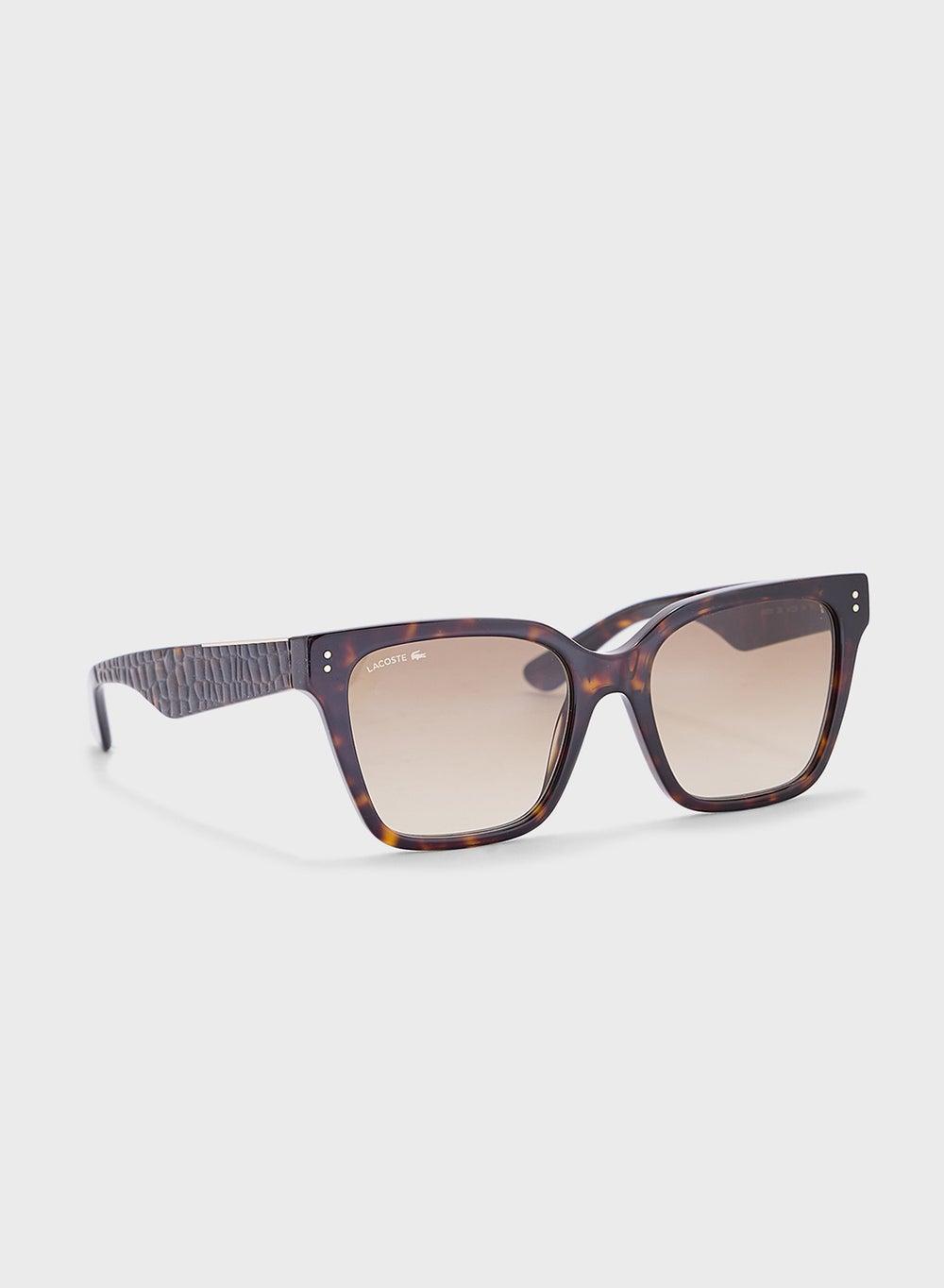 LACOSTE Women's Stylish Modified Rectangle Sunglasses - Image 1
