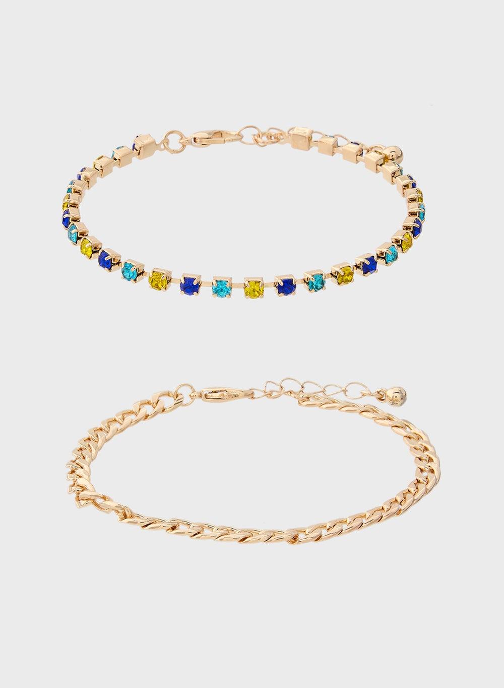 Ella Limited Edition – Women's Embellished 2-Pack Bracelets - Image 1