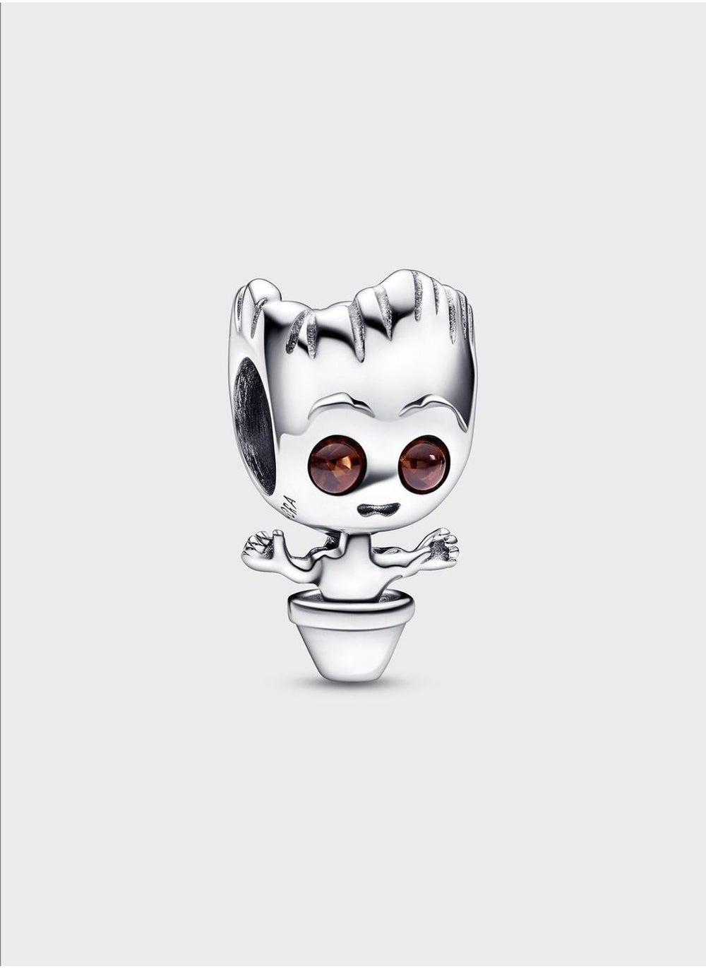 PANDORA Marvel Groot Sterling Silver Women's Charm - Image 1