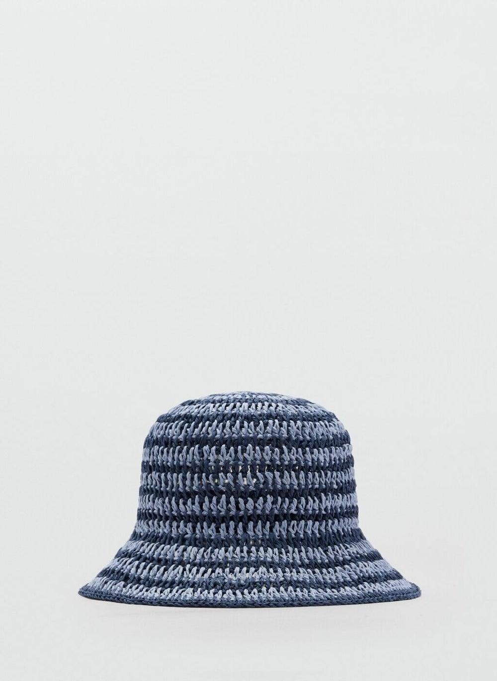 MANGO Natural Fibre Chic Sun-Protective Bucket Hat - Image 1