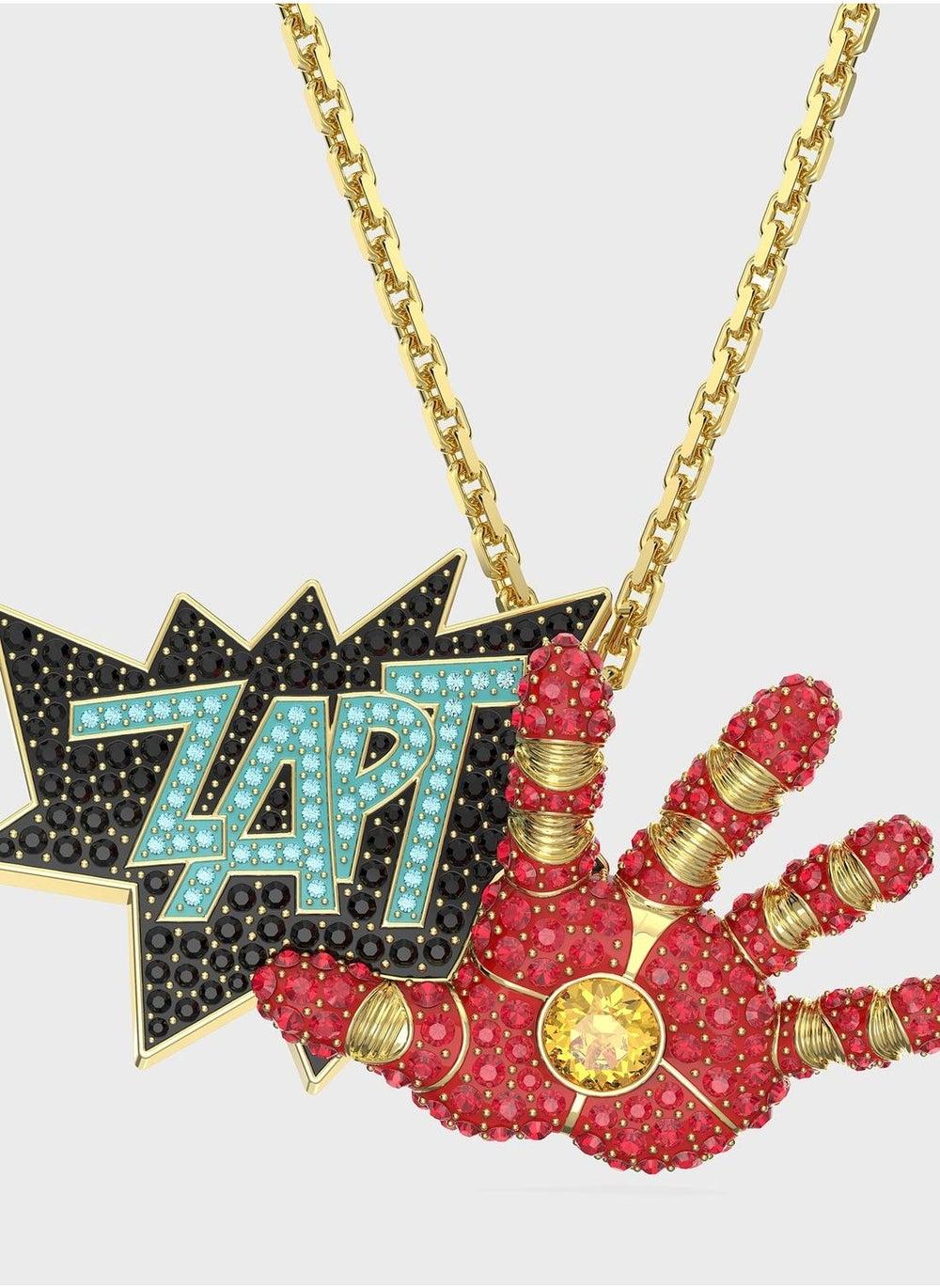 SWAROVSKI Marvel Iron Man Crystal Pendant Necklace - Image 1