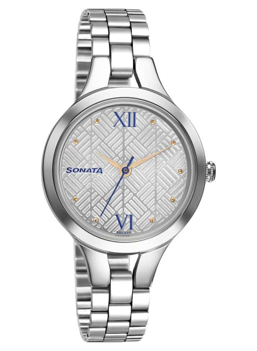 Sonata Elegance 8151SM06 Stainless Steel Women's Watch - 39.7mm - Image 1
