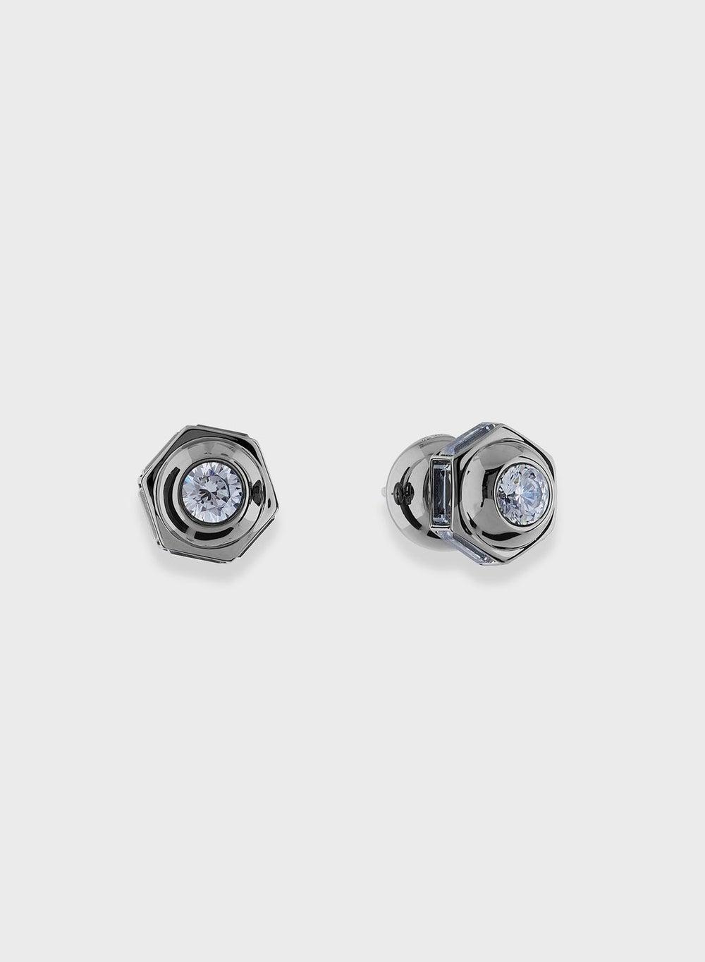 SWAROVSKI Numina Radiant Black Ruthenium Stud Earrings - Image 1