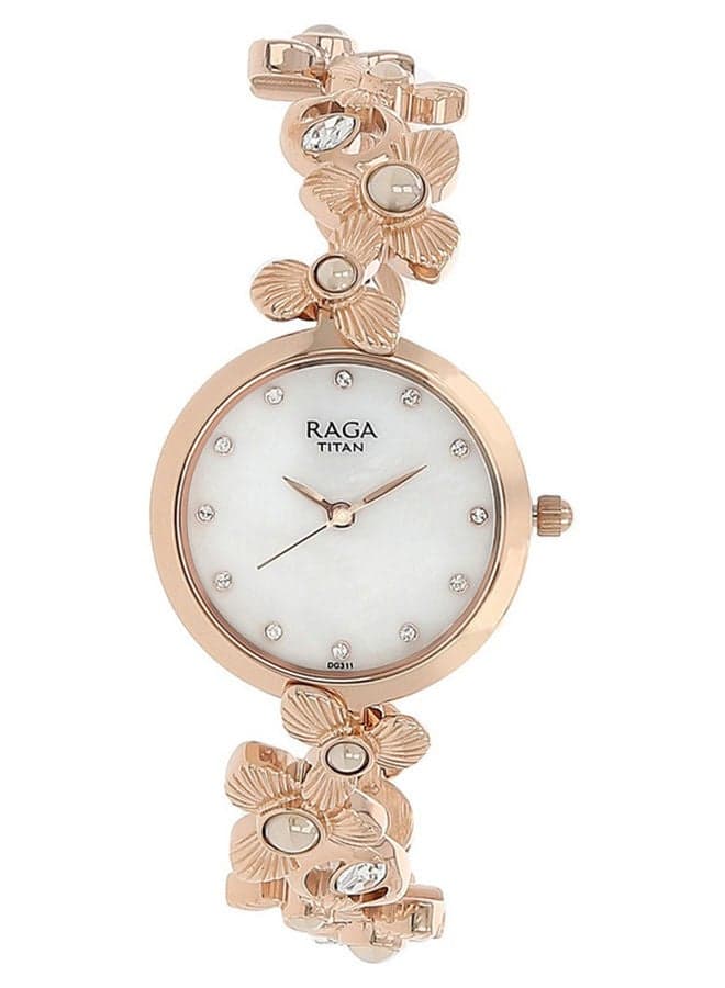 TITAN 95048WM01 Elegant Rose Gold Analog Wrist Watch - Image 1