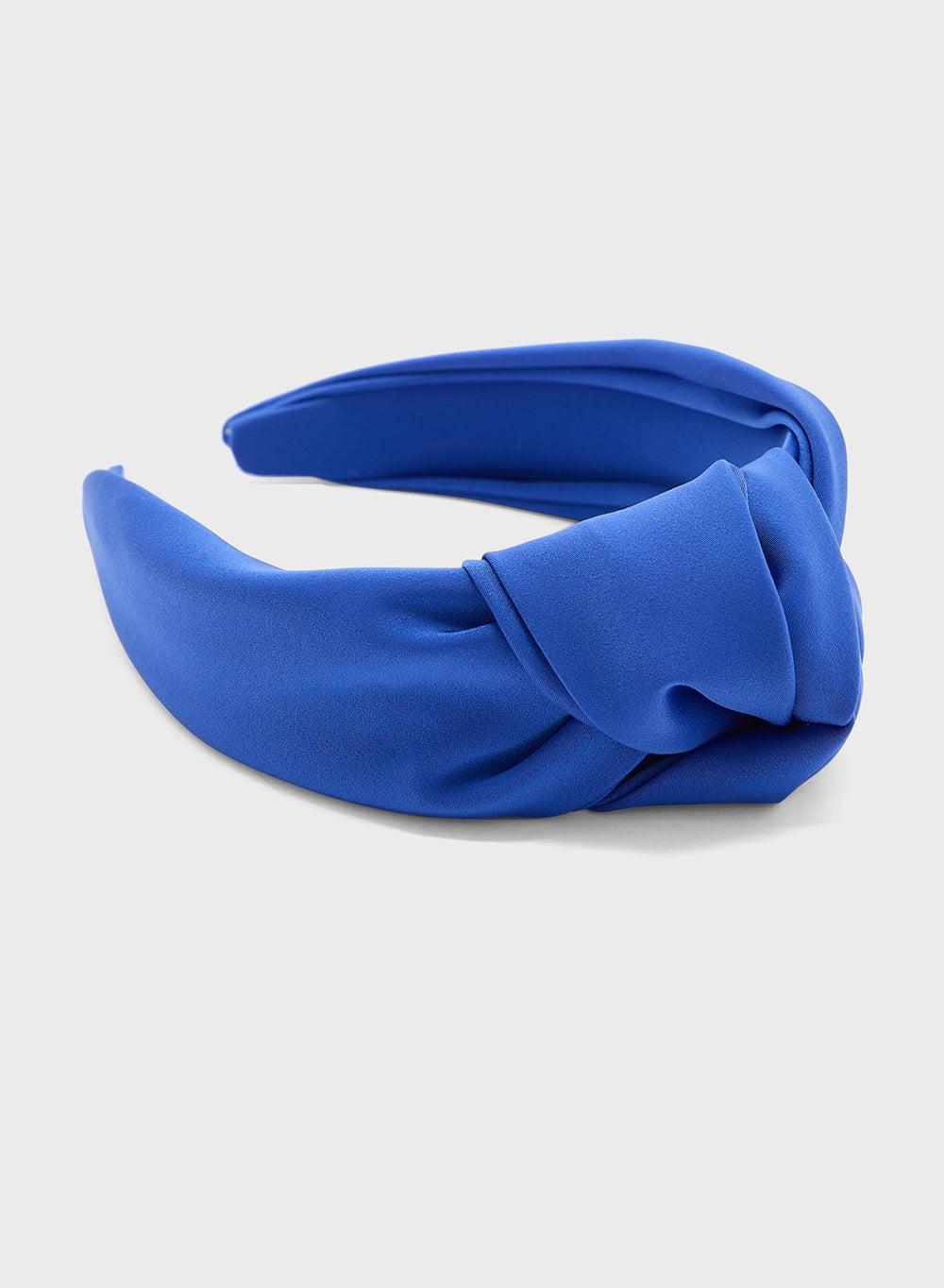 ELLA Satin Finish Elegance: Knot Detail Headband - Image 1