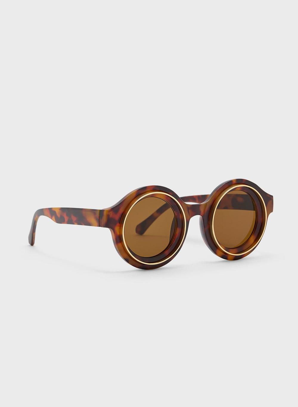 Ginger Round Lens Chic Sunglasses for Women - Image 1