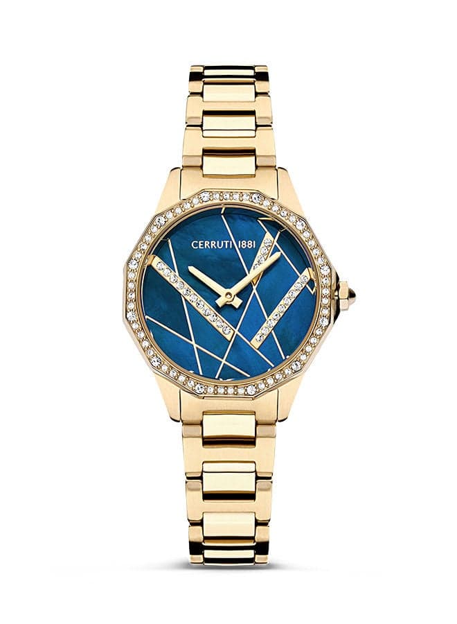 CERRUTI 1881 Jesina 30mm Gold-Plated Iconic Women's Watch - Image 1