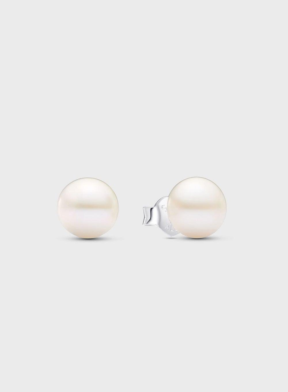 PANDORA Freshwater Pearl 7Mm Cultured Elegance Stud Earrings - Image 1