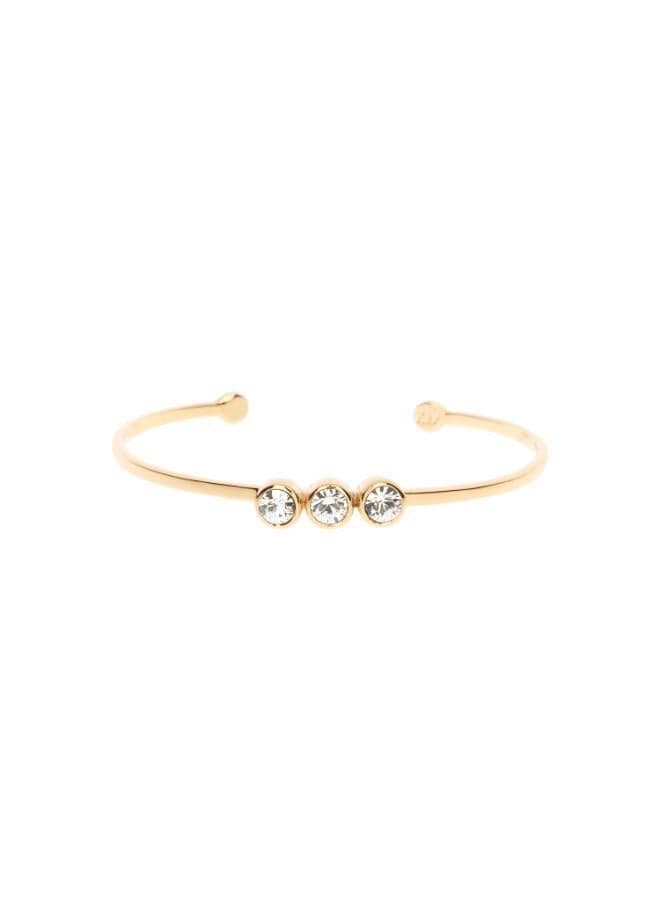 Karen Millen Crystal Dot Cuff - Elegance in Gold Tone - Image 1