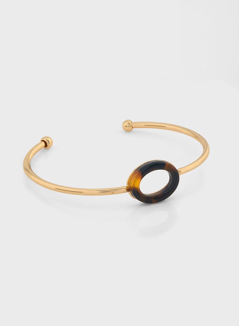 ELLA Elegant Oval Cuff Bangle – Chic Accessory for Women - Image 1