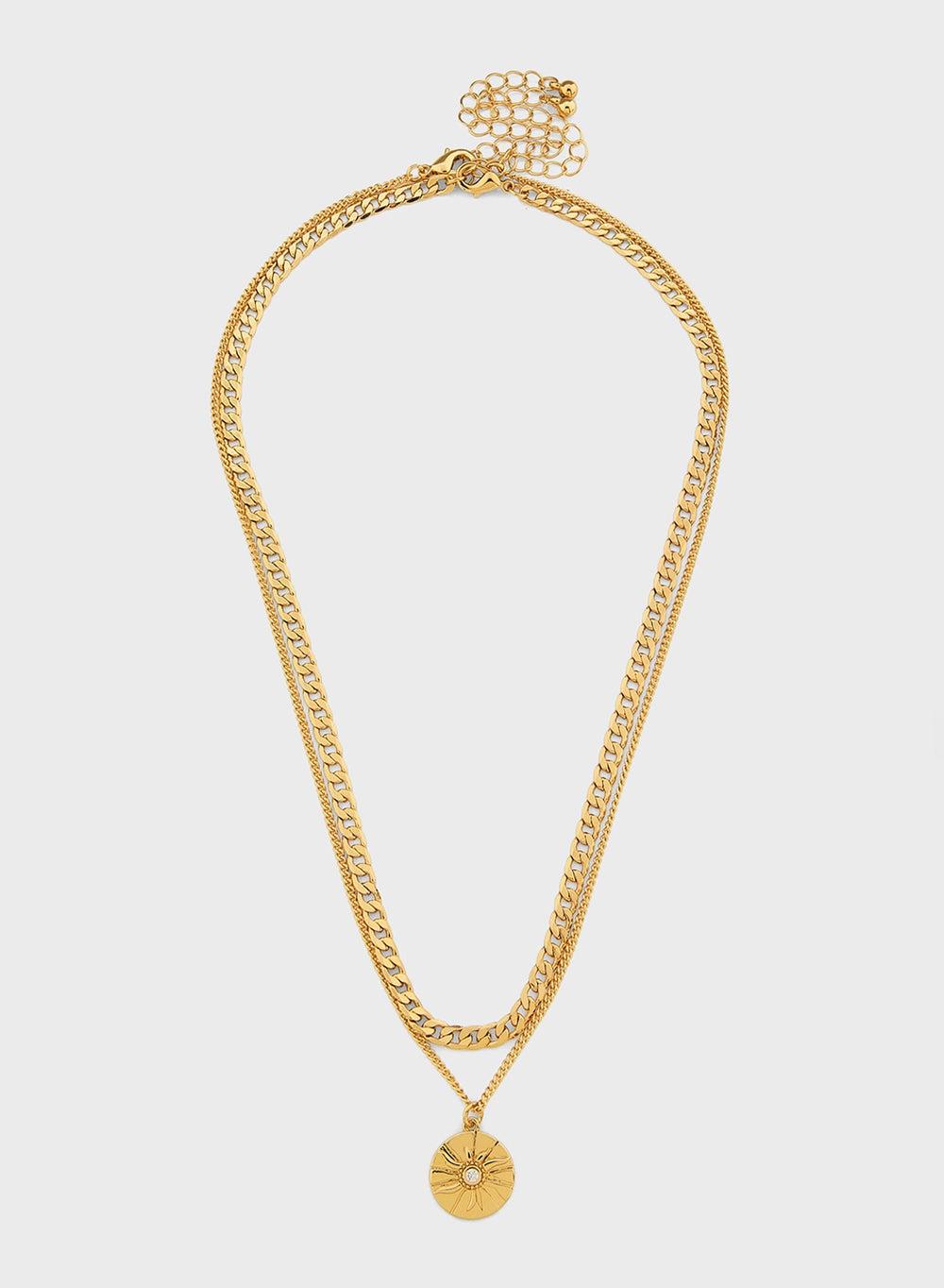 ELLA Elegant Duo Pendant Necklace Set for Women - Image 1