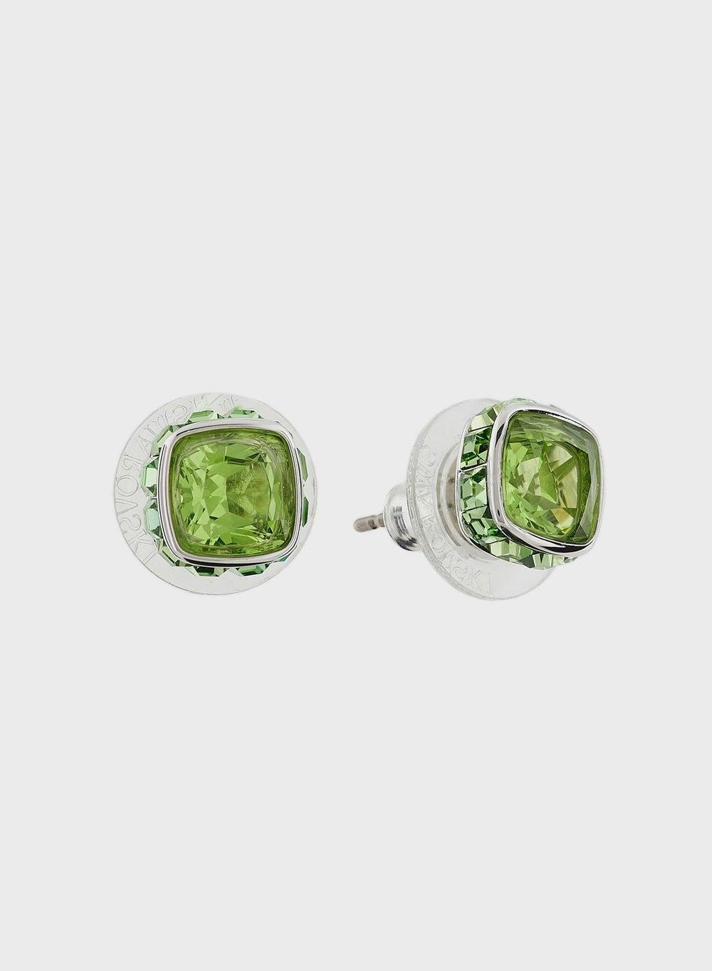 SWAROVSKI August Birthstone Crystal Stud Earrings - Image 1