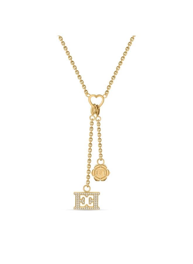 ESCADA Catherine Crystal & Flower Drop Necklace for Women - Image 1