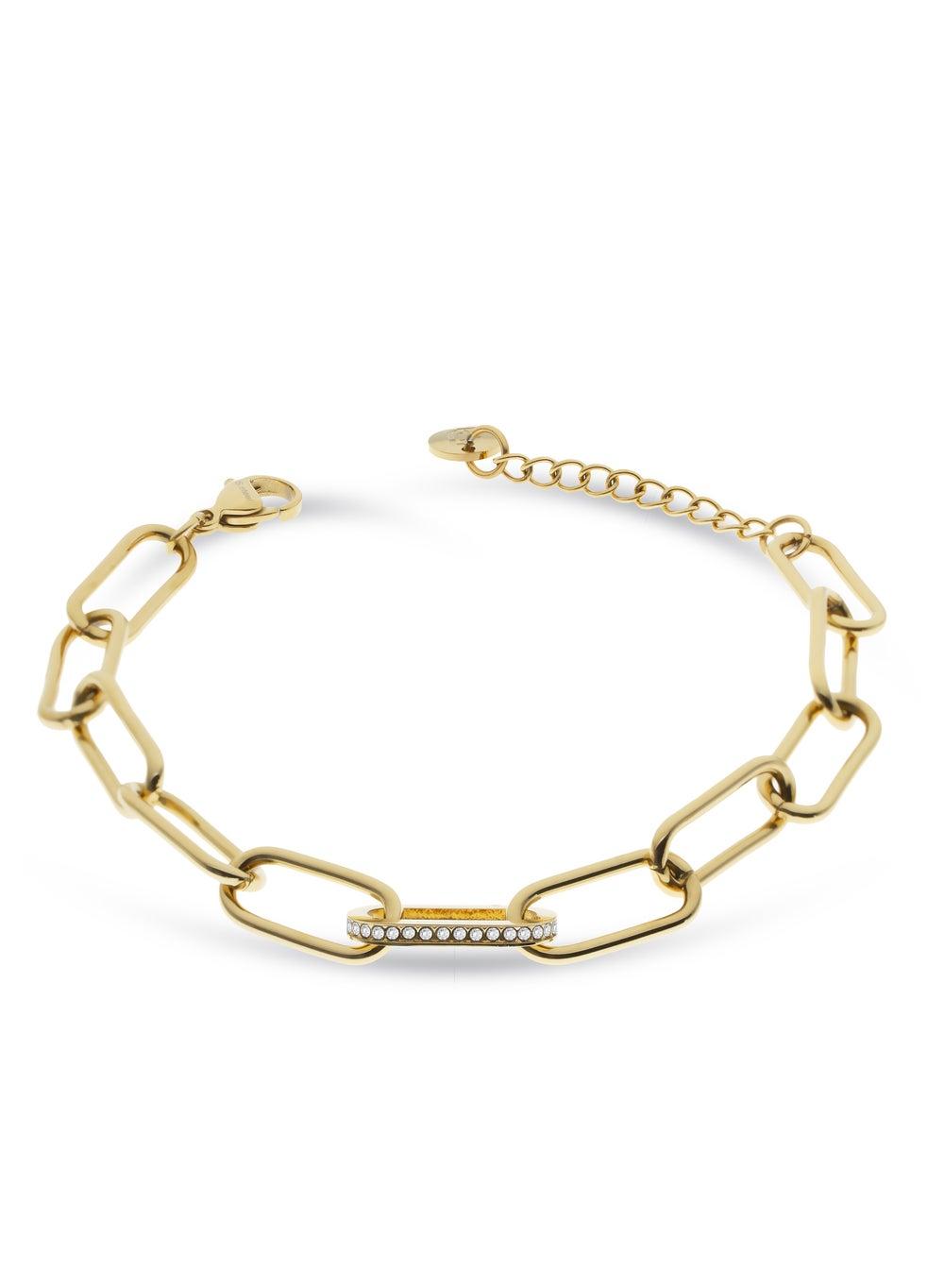 Liu Jo LJ2336 Gold Loop Chains Bracelet for Women - Image 1
